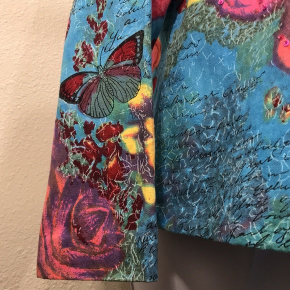 “Gaudy Couture” Fun & Flirty Jacket - Size Medium - $28 - Picture 12 of 14